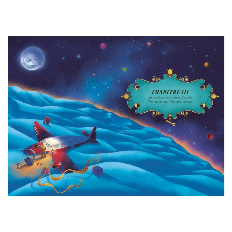 Livre Le Petit Prince - Edition illustrée par Minalima