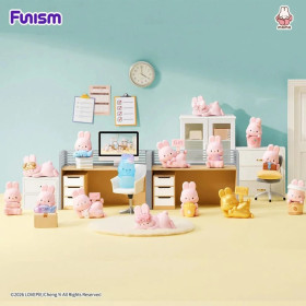 Momo Bunny - Set de 3 Figurines 24h Life Diary Series 1 EXEMPLAIRE ALEATOIRE