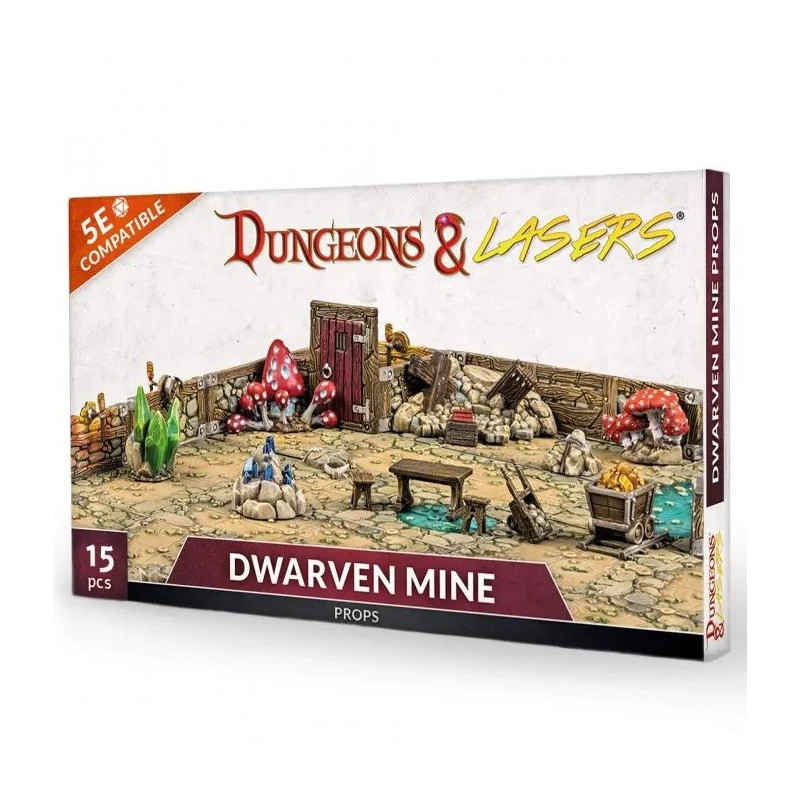 Dungeons & Lasers - Dwarven Mine Props