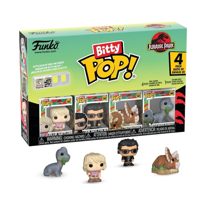 Jurassic Park - Pop! Bitty - 4-Pack Series 1 Triceratops