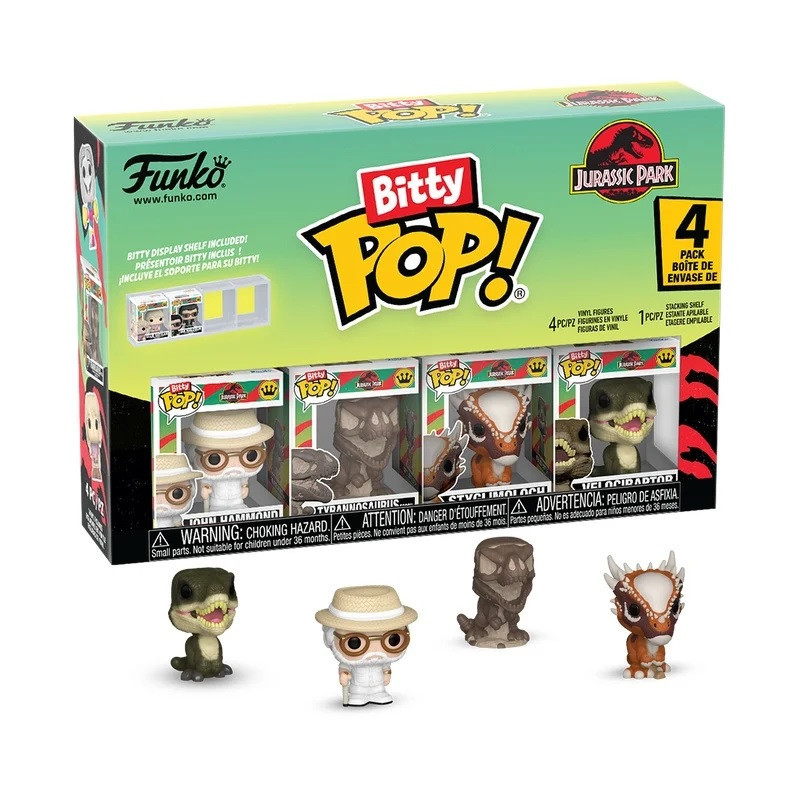 Jurassic Park - Pop! Bitty - 4-Pack Series 2  Raptor
