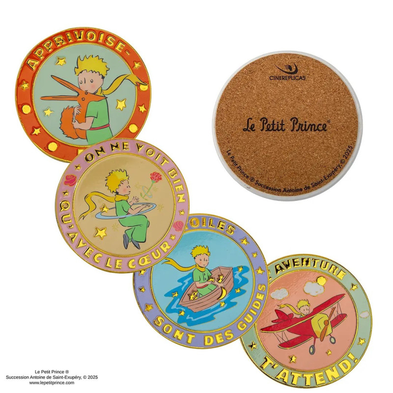 Le Petit Prince – Sous-verres Céramique & Support Métal - Cinereplicas