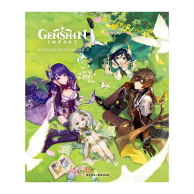 Genshin Impact - Artbook officiel Vol.3 (+ marque-pages magnétiques & blocs-notes)