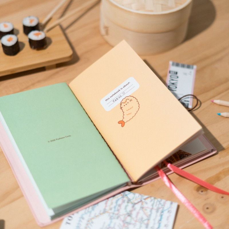 Pusheen - Carnet de Voyage A5 Sushi Roll - Erik