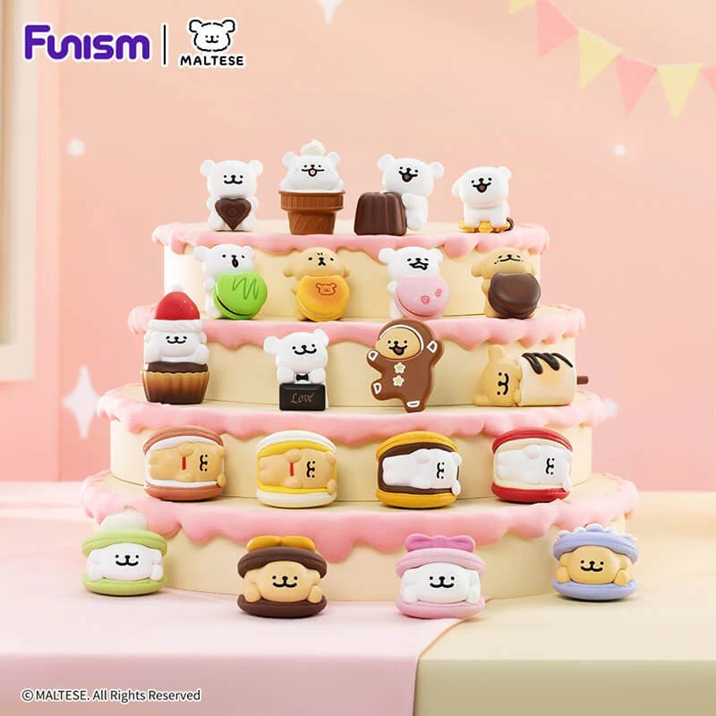 Maltese - Set de 3 Figurines Sweet Box Series 1 EXEMPLAIRE ALEATOIRE
