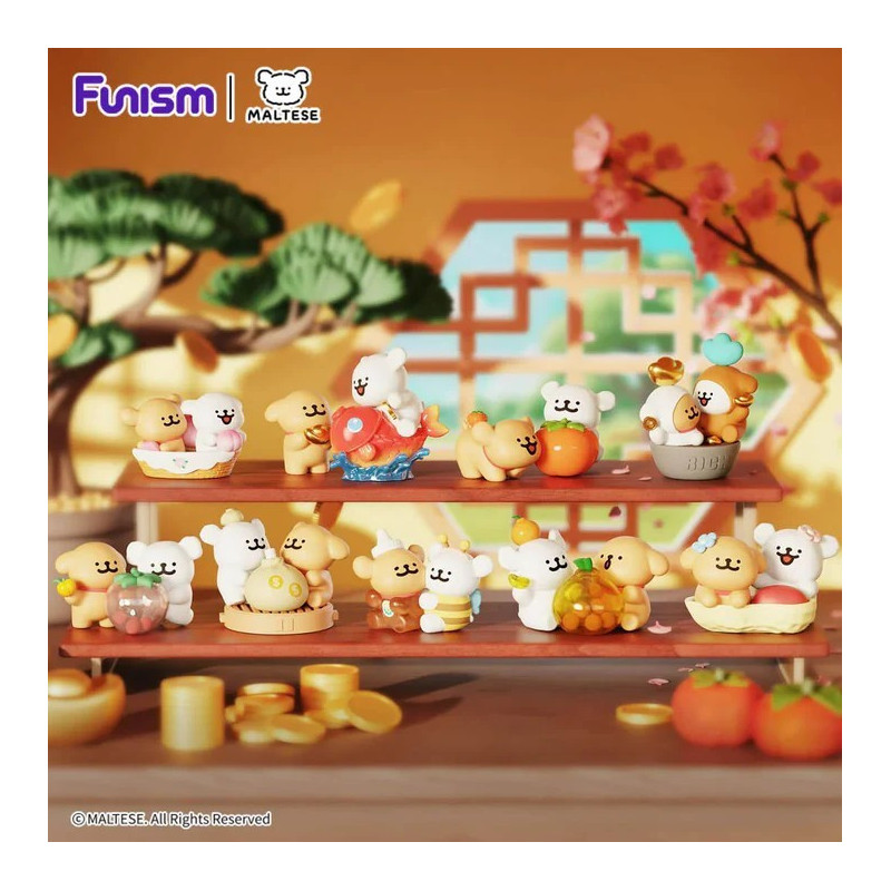 Maltese - Figurine Lucky Paws 1 EXEMPLAIRE ALEATOIRE