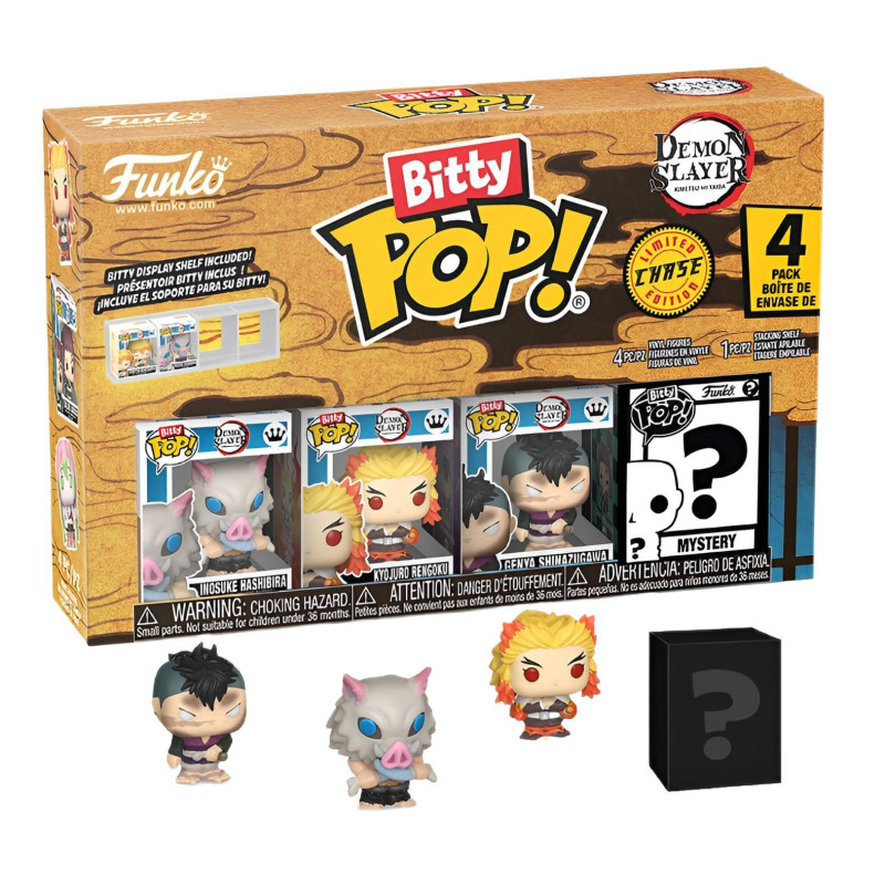 Demon Slayer - Pop! Bitty - 4-Pack Inosuke (Series 3)