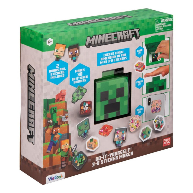 Minecraft - Stickers 3D Maker - Paladone