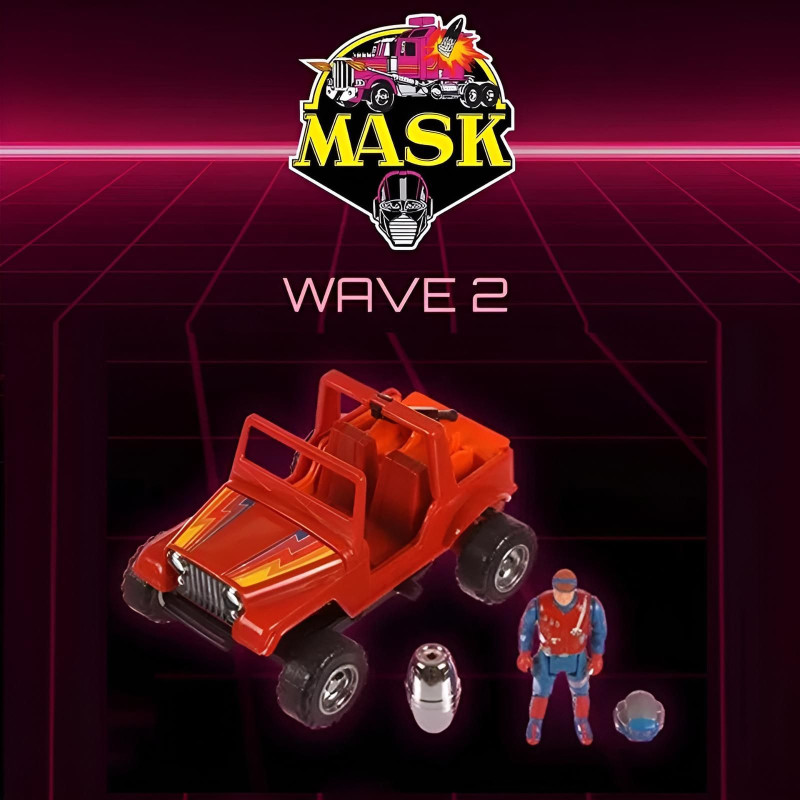 M.A.S.K. - Véhicule Gator & Dusty Hayes