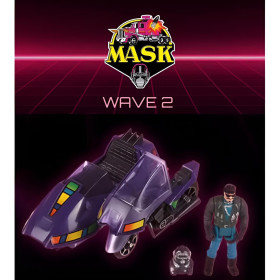 M.A.S.K. - Véhicule SSC (Stealth Submarine Cycle) Sly Rax with Pirhana