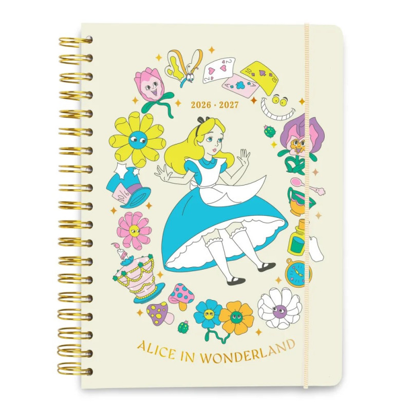 Disney : Alice au Pays des Merveilles - Agenda Scolaire 2026/2027