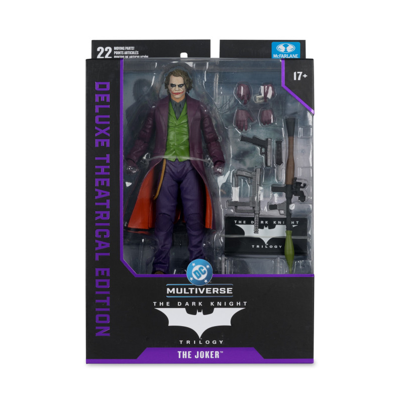 DC Comics : Batman The Dark Night - Figurine Deluxe Theatrical Edition Joker