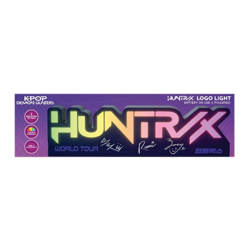 KPop Demon Hunters - Lampe Huntr/x Logo - Blue Sky