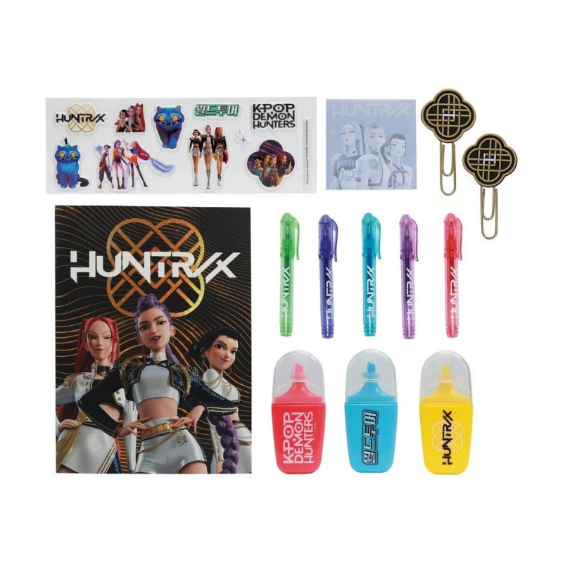 Kpop Demon Hunters - Set de Papeterie Golden