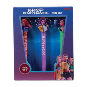 Kpop Demon Hunters - Set de 3 Stylos