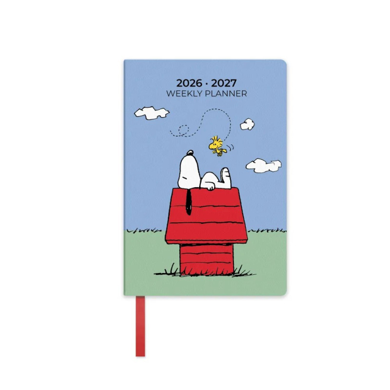 Peanuts - Agenda Scolaire Snoopy 17 mois 2026/2027
