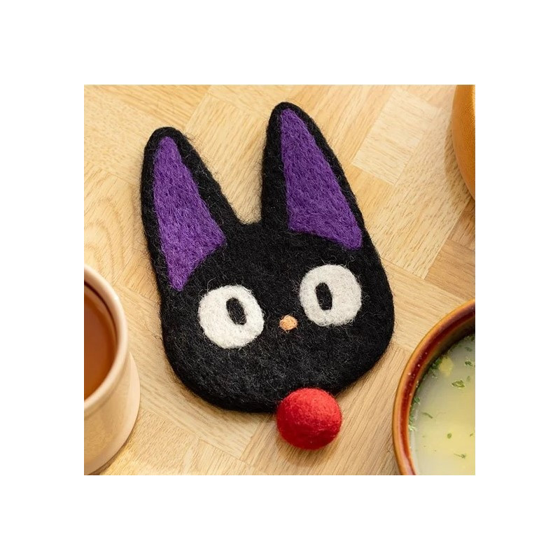 Kiki la Petite Sorcière - Sous-verre fait main en laine Jiji