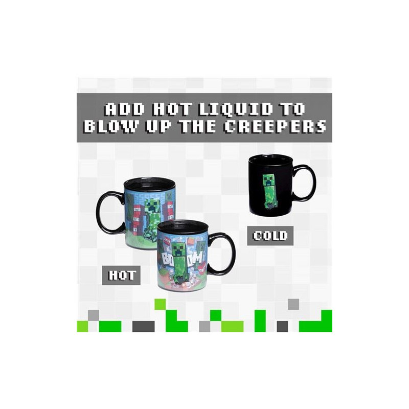 Minecraft - Mug Creeper Thermoréactif – Paladone
