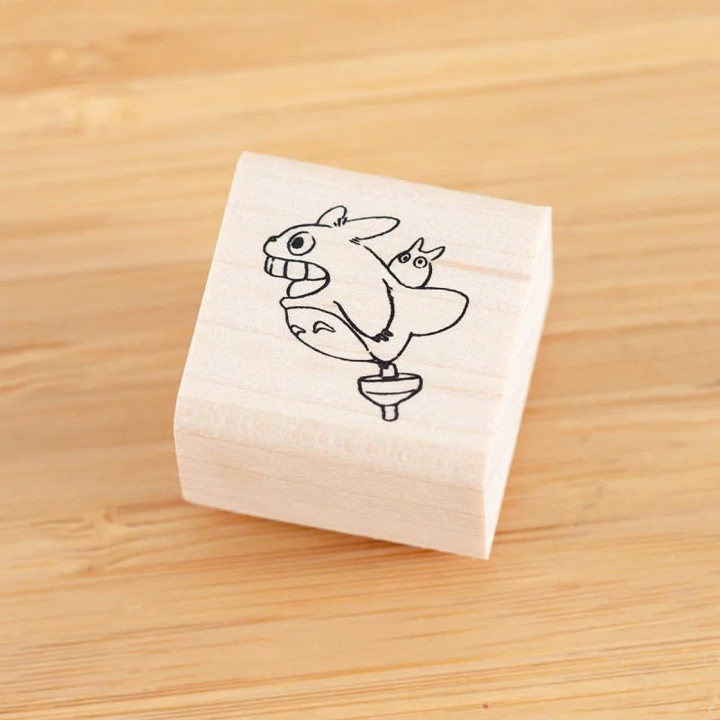 Mon Voisin Totoro - Tampon avec Pochon Totoro Toupie - Ghibli