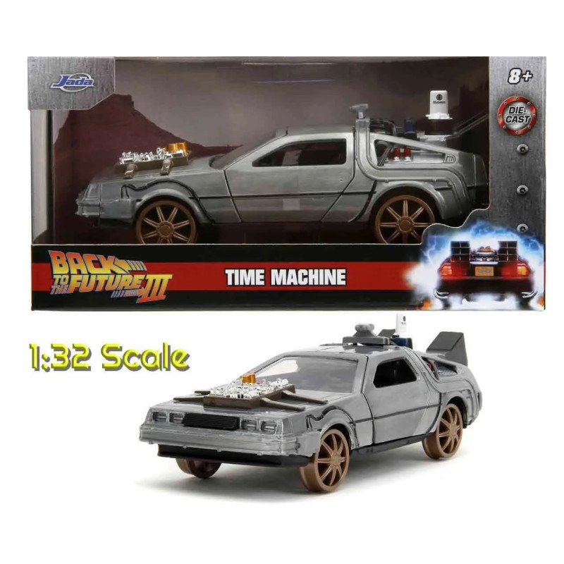 Retour vers le Futur III - 1/32 Back to the Future Delorean Railroad Wheels