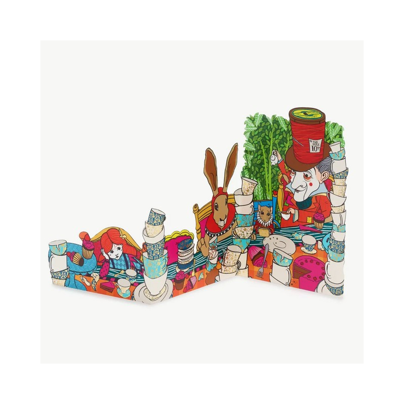 Disney : Alice Au Pays des Merveilles - par Minalima - Carte 3D Mad Tea Party