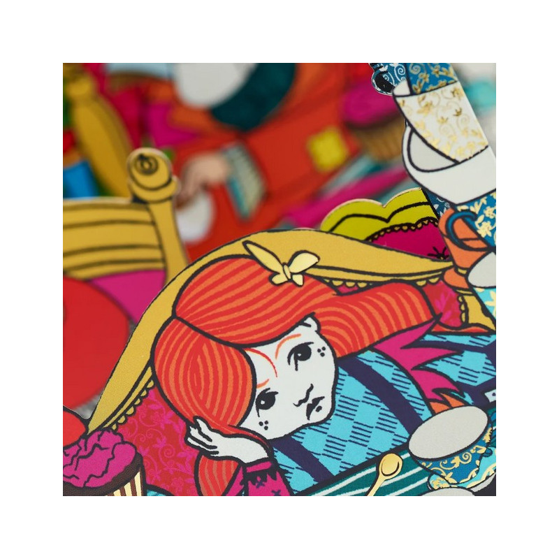 Alice Au Pays des Merveilles - Carte 3D Mad Tea Party - Minalima