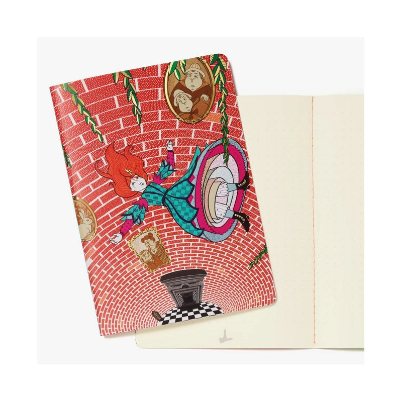 Alice Au Pays des Merveilles - Set de Carnets  - Minalima