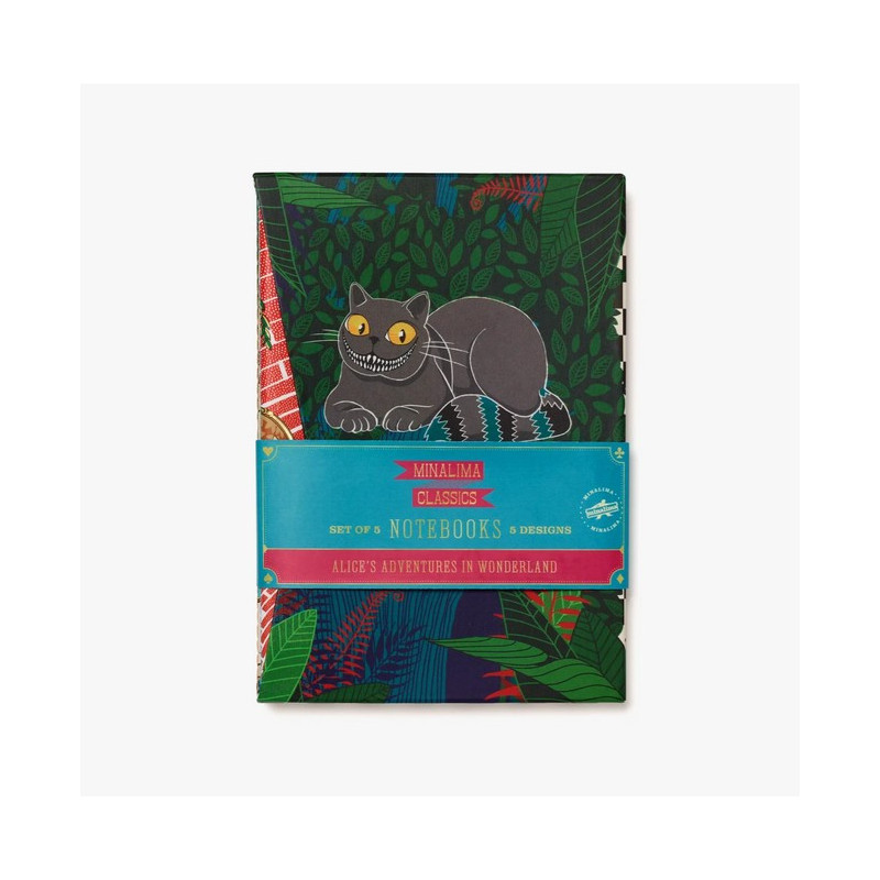 Alice Au Pays des Merveilles - Set de Carnets  - Minalima
