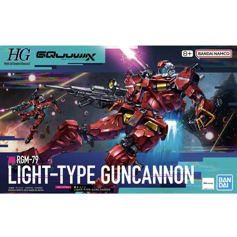 Gundam - HG 1/144 GQuuuuuuX Guncannon Light Type