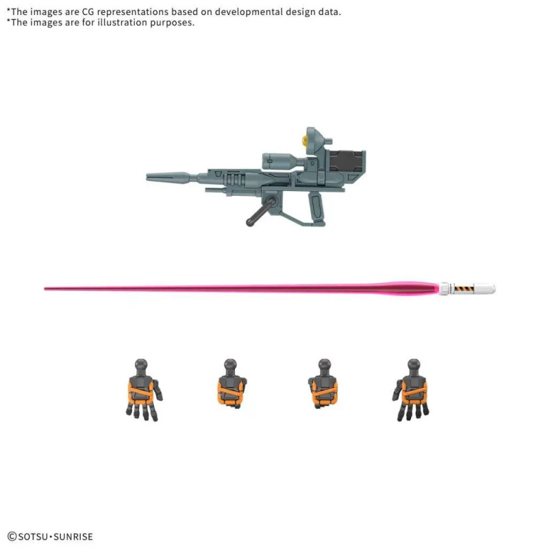Gundam - HG 1/144 GQuuuuuuX Guncannon Light Type – Bandai