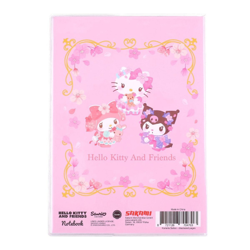 Sanrio - Carnet A5 Hello Kitty & Friends Sakura