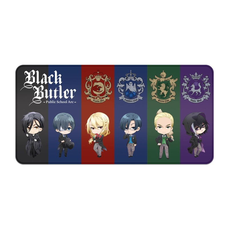 Black Butler - Tapis de souris XXL Chibi & Emblème