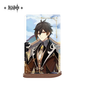 Genshin Impact - Ornement en acrylique effet quicksand Zhongli