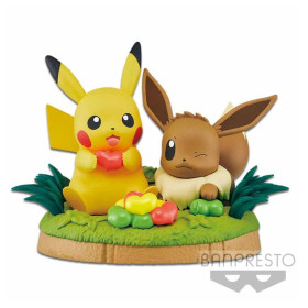 Pokémon - Figurine Pikachu & Evoli 14 cm