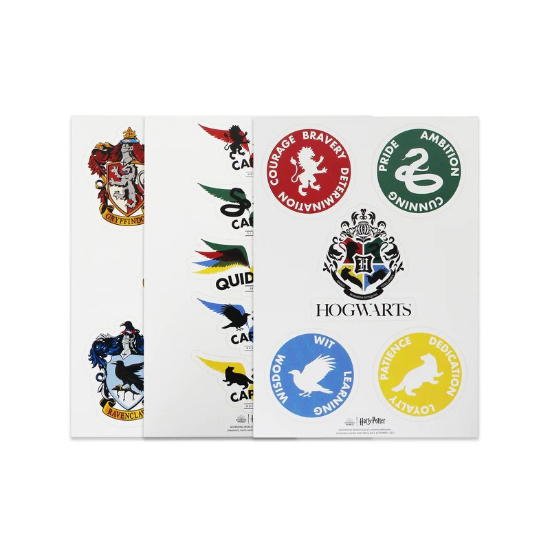 Harry Potter - Set 3 Planches de Stickers Hogwarts