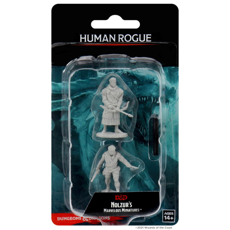 Dungeons & Dragons: Nolzur’s Marvelous - Figurines miniatures à peindre Human Male Rogue