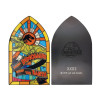 Jurassic Park - Plaque Lingot en Métal Stained Glass Style 11 cm