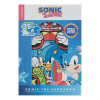 NOVEMBRE 2026 : Sonic The Hedgehog - Plaque Lingot en Métal Stained Glass Style 10 cm