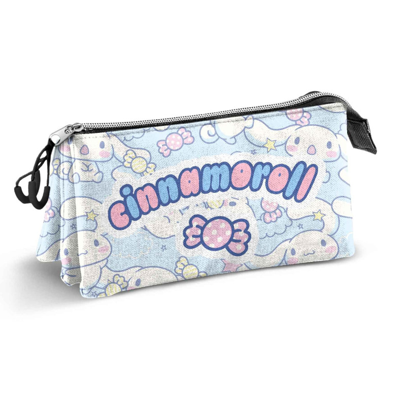 Sanrio - Trousse triple Candy Cinnamoroll