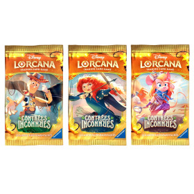 Disney : Lorcana - Chapitre 12 - Contrées Inconnues - FR Trading Cards Booster 1 MODELE ALEATOIRE