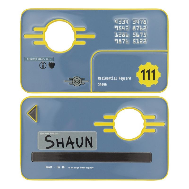 Fallout 4 - Réplique Vault 111 Security Keycard 5000 exemplaires
