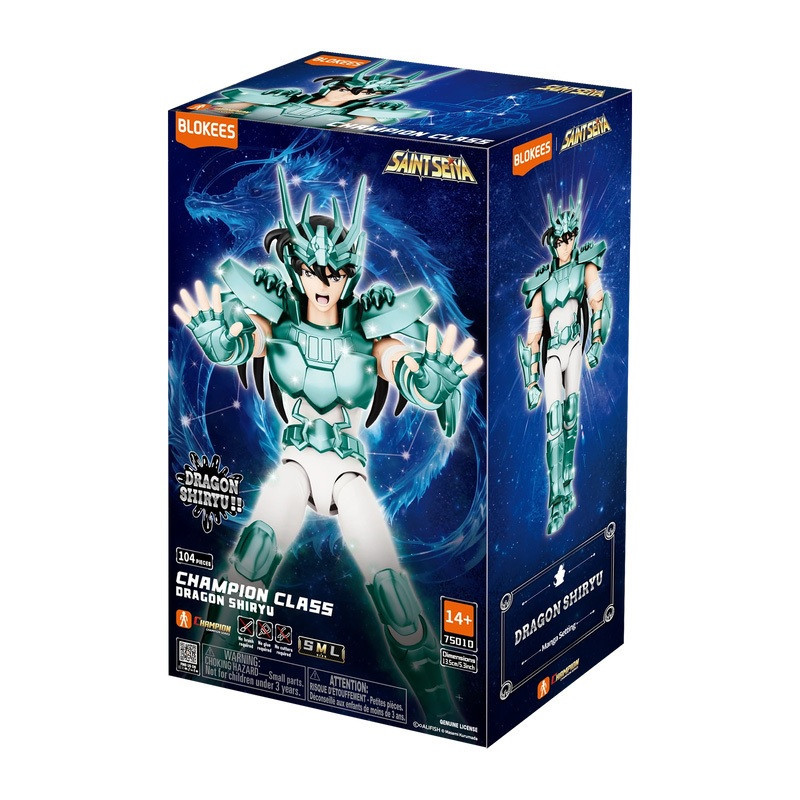 Saint Seiya - Figurine Blokees Champion Class Dragon Shiryu 15 cm