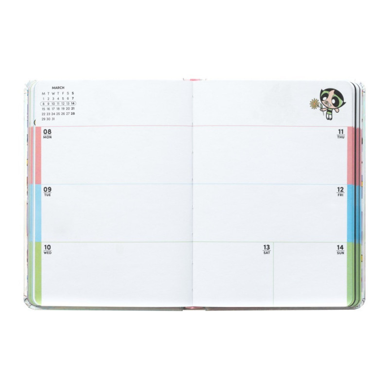 The Powerpuff Girls - Agenda Scolaire 17 mois 2026/2027