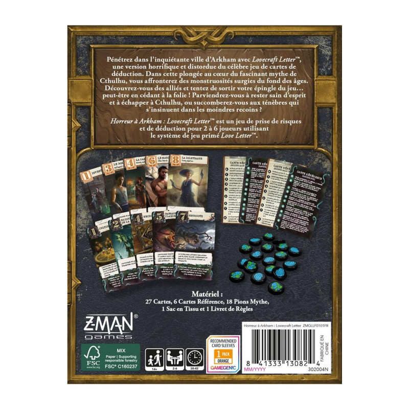 Horreur à Arkham : Lovecraft Letter