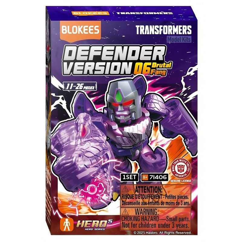 Transformers - Model Kit Maquette Blokees Defender Version 06 Brutal Fang