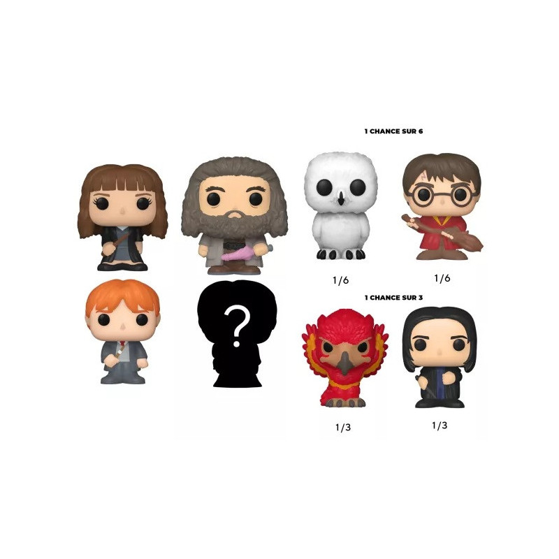 Harry Potter - Bitty Pop! - 4 Pack Hermione Ron Hagrid - Funko