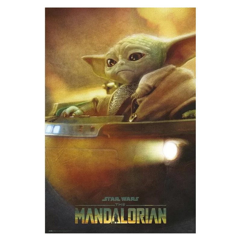 Star Wars : The Mandalorian - Grand poster Grogu POD (61 x 91,5 cm)