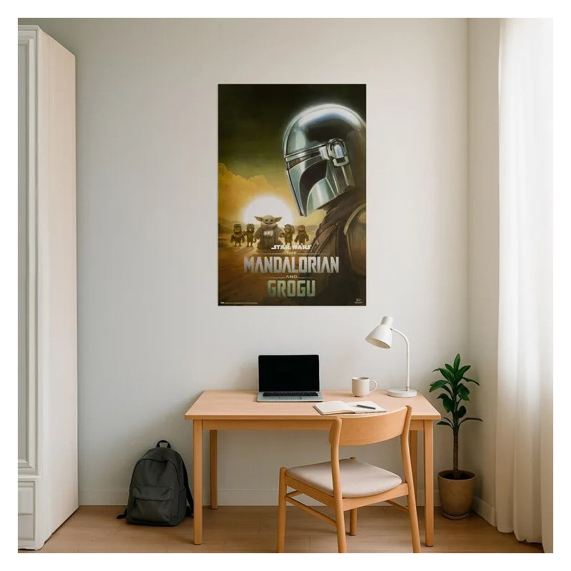 Star Wars – Grand poster Din Djarin – Licence officielle