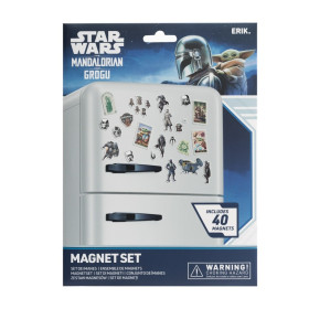 Star Wars : Mandalorian & Grogu - Set d'aimants