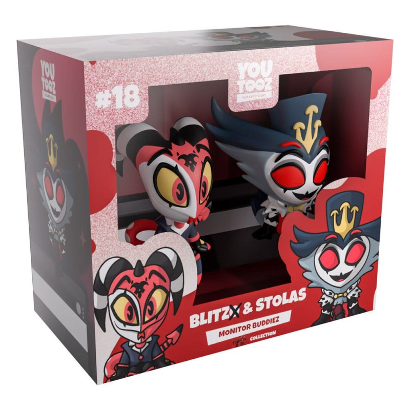OCTOBRE 2026 : Hazbin Hotel - Figurines Monitor Buddiez Youtooz Blitzo & Stolas 6 cm